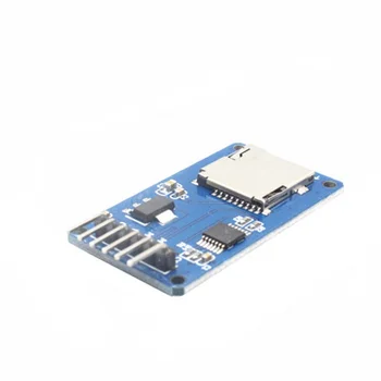 1pcs מיקרו SD מיני כרטיס TF קורא מודול SPI ממשקים עם רמת ממיר את צ ' יפ arduino