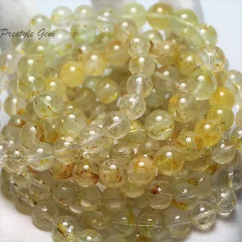 Meihan הסיטוניים A+++ צהוב טבעי Fragrans טופז חלק סיבוב חופשי חרוזים אבן ליצירת תכשיטים עיצוב או מתנה