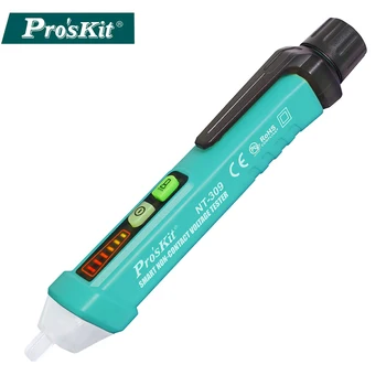 Pro'skit NT-309-C רב תכליתי אינדוקטיבית האלקטרומטר עט כדי לבדוק נקודות עצירה חשמלאי עט ללא מגע electroscope