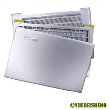 YUEBEISHENG חדש עבור lenovo AIR13 pro ideapad 710S -13IKB 710S -13IKS הכיסוי האחורי +palmrest KB הכיסוי העליון+התחתון מקרה ,כסף