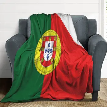 פורטוגל דגל שמיכה,דגל המדינה לזרוק שמיכה רכה,חמה פלנל, שמיכה על הספה למיטה ספה, כיסא, מתנות עבור חברים גברים נשים