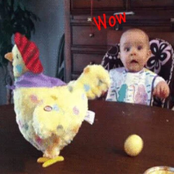 תרנגולת מצחיק עוף צעצוע טריק תרנגולת תטיל ביצים מזעזע בדיחה מתנה לילדים Antistress גאדג ' ט משחקים מעניינים פנימי או חיצוני