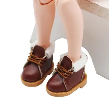 1 זוג בובה, מגפי מדמיע עמיד קרוב-התאמה מסוגנן הביצוע בסדר בובה נעלי בובה מגפיים קצרים ילד
