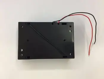 1PCS חוט עופרת סוללה מחזיק תיק קופסה עם מכסה במשך 3 x D גודל סוללות 4.5 V הסוללה תא סוללה בעל