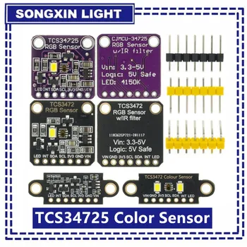 1Pcs החדשה TCS34725 צבע חיישן זיהוי מודול RGB פיתוח המנהלים IIC עבור Arduino מיקרו-בקרים stm32