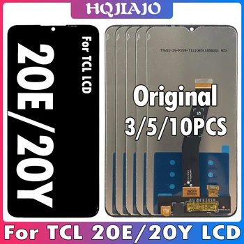 3/5/10PCS המקורי עבור TCL 20E LCD 6125F 6125D תצוגה מסך מגע דיגיטלית הרכבה עבור TCL 20Y להציג 6156D החלפת