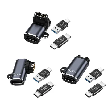 3pcs כבל טעינה עבור Garmin Fenix 5 5s 5xplus 6 6 6 x pro 7 7 7 X USB 3.0 סוג-C מתאם שעון חכם מטען