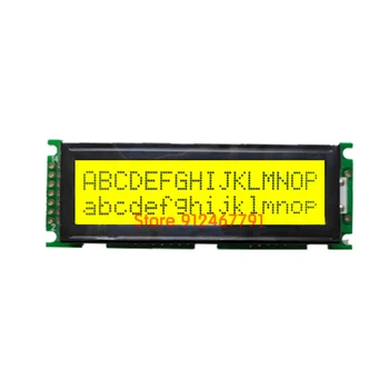5V 1602 16X2 STN LCD פנל תואם WH1602D LED צהוב להציג מקבילית מידות גודל 85x30 מ 