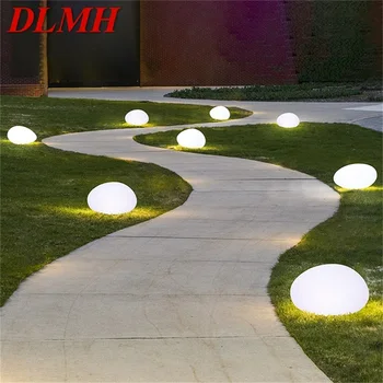 DLMH חיצונית אורות דשא מודרני יצירתי אבנים בגינה מנורת LED אטימות IP65 דקורטיביים לבית