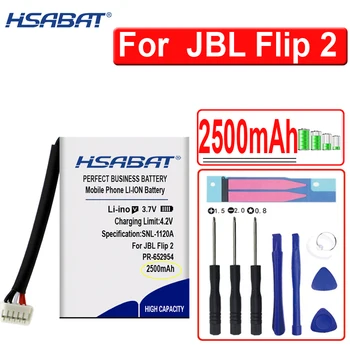 HSABAT 2500mah Flip 2 סוללה עבור JBL Flip 2 2013 היפוך II 2014 JN151PH13849 יחסי ציבור-652954 סוללות,AEC653055-2P