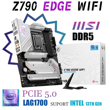 MSI MPG Z790 קצה WIFI DDR5 LGA1700 לוח האם DDR5 (OC)7200 Z790 Mainboard 128G תמיכה אינטל ה-12-13 Gen Wifi 6E ATX