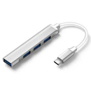 USB C רכזת 3.0 סוג C 3.1 4 נמל רב מפצל מתאם OTG עבור Xiaomi Lenovo מחשב נייד Macbook Pro השטח מחשב PC USB Hub