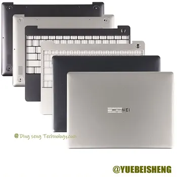 YUEBEISHENG חדש/org עבור Huawei MateBook 13 WRTB-W29 WRT-W19 חנ-W19L LCD הכיסוי האחורי /Palmrest הכיסוי העליון / התחתון מקרה