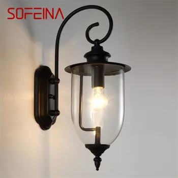 ·SOFEINA קלאסית חיצוני מנורות קיר אור LED אטימות IP65 פמוטים הביתה מרפסת וילה קישוט