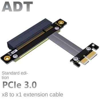 אישית PCI-E x8 סיומת כבל מתאם pcie x1 1x עד 8x רשת התמיכה כרטיס SSD דיסק קשיח כרטיס ADT מפעל