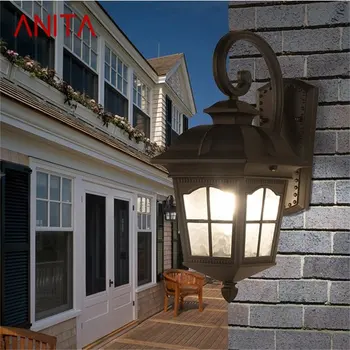 אניטה חיצונית פמוט קיר מודרני עמיד למים פטיו LED מודרנית קיר-תאורה עבור מרפסת מרפסת חצר וילה במעבר