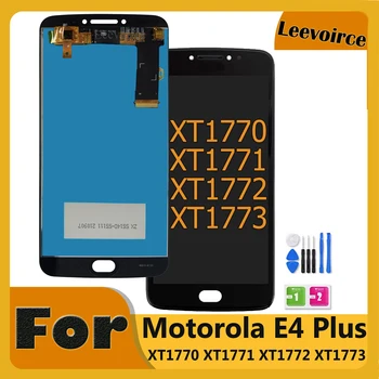המקורי עבור Motorola Moto E4 בנוסף XT1770 XT1771 XT1772 XT1773 תצוגת LCD מסך מגע דיגיטלית תיקון הרכבה עם מסגרת