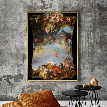 הציור המפורסם צ ' רלס בראון המלך החוקים בעצמו ציור שמן על בד אמנות קיר תמונות עבור חיים עיצוב חדר ממוסגרים