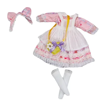 השמלה 30cm Bjd שמלת בובה להגדיר בובה ואביזרים 1/6 בגדי בובה ילדה צעצוע מתנות