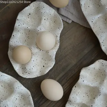 חדש 6/ 12Grid ביצים במגש ביצים אחסון מדף בסגנון נורדי שרף ביצה אור תכשיטי יוקרה אחסון מגש אביזרים למטבח תיבת אחסון