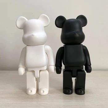חמוד אנימה Bearbricklys PVC פעולה איור דמויות דגם צעצוע 28CM 400% רחוב דוב להבין את הבובה עיצוב חדר המועדפים מתנה עבור בנות