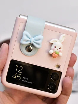 חמוד מתוק כוכב היד מחזיק טלפון case For Samsung Galaxy Z Flip 3 zflip 4 כיסוי