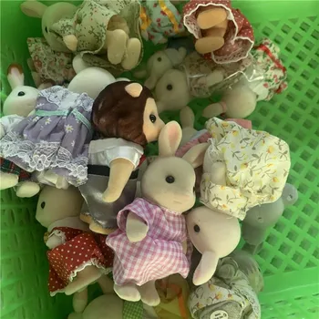 יער משפחה משחק הבית בובה הבית סצנה חמודה נוהרים ילדה צעצועים דמויות פעולה קישוטים קטנים BB בובות לילדים מתנות