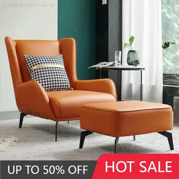 מודרני נורדי ספות ארגונומי מודרני יוקרתי עצלן מעצב ספה מתאבן כיסא נוח מתאבן סלון הרהיטים בסלון