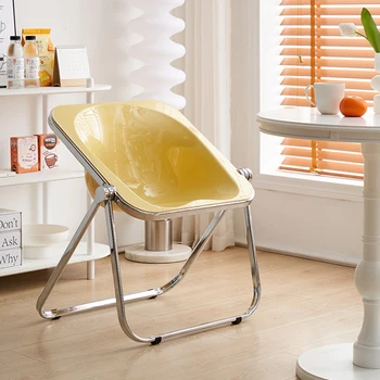 מודרני רהיטים פשוטים קיפול הכיסא בסלון פנאי כיסא נייד מתקפל צואה יצירתי האוכל, כיסאות ואביזרים