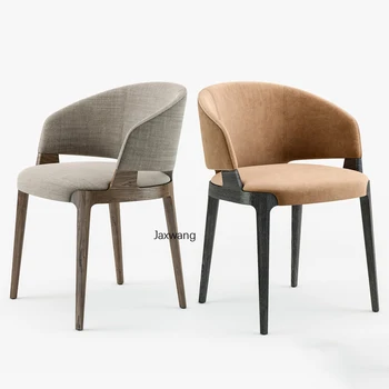 מותאם אישית כסאות אוכל נורדי בית חדש מעץ מלא מודרני מינימליסטי משענת הכיסא מזדמן יצירתי מעצבים פשוט אוכל כיסא.