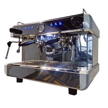 מסחרי מקצועי בריסטה קפוצ ' ינו מכונת אספרסו 2 קבוצה אוטומטי מסחרי קפה 