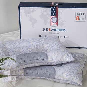 מצעים כריות פוליאסטר זרעי קסיה הצוואר הגנה למיטה מלון אוסף רך נוח לישון בריאות ישן -זרוק