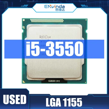 נהג מקורי Intel Core i5 3550 מעבד Quad-Core 3.3 Ghz 77W סוקט LGA 1155 I5-3550 שולחן העבודה תמיכה במעבד B75 לוח האם