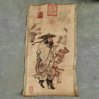 סיני זקן המגילה סימן טוב של השנה תרשים אורז אוסף אמנות