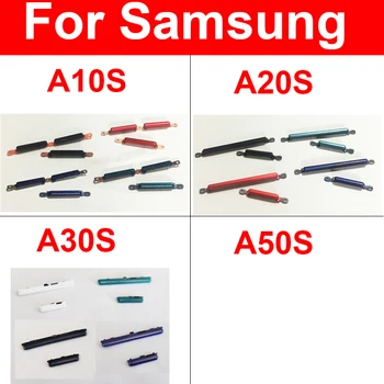 עבור Samsung Galaxy A10S A107F A20S A207F A30S A307F A50S A507F עוצמת כוח הצד כפתורים על ביקסבי מפתח צד חלקי חילוף