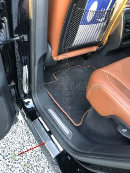 עבור פולקסווגן טוארג 2011-2018 סגנון רכב באיכות גבוהה נירוסטה מראה דלת המכונית כיסוי הדלת החיצונית אדן הרישוי.