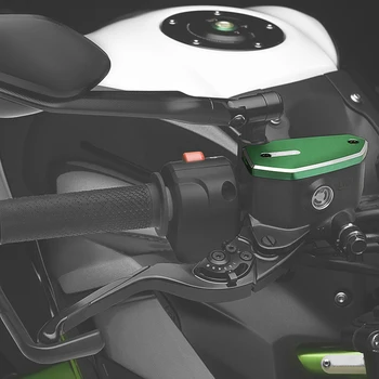 על קוואסאקי Z900 Z 900 אופנוע 2017-2018-2019-2020-2021-2022-2023 קדמי בלם הצילינדר הראשי המאגר מכסה כובע CNC מקרה