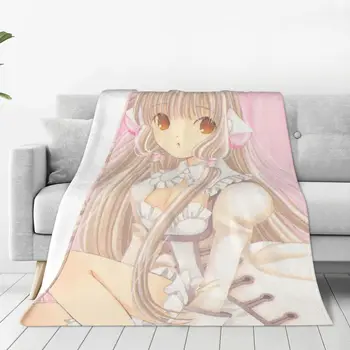 צ ' י Chobit שמיכה לכסות צמר יפן קריקטורה חמוד סקסי קל לזרוק שמיכות עבור רכב הספה הספה כיסוי המיטה.