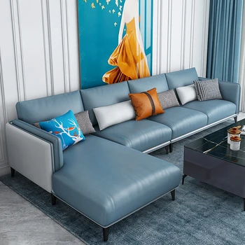 רב תכליתי עיצוב רצפת ספת עור בחדר השינה משלוח גיימר ספת סלון 2 מושבים עור Divani הרהיטים בסלון T50SF