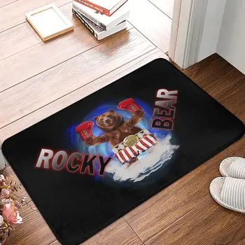 רוקי דוב מטבח החלקה שטיח חמוד הדובי השינה, שטיח ברוכים הבאים שטיחון רצפה עיצוב השטיח