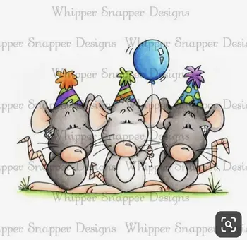 שלושה עכברים בלון שקוף סיליקון חותם על DIY עיצוב אלבום תמונות אלבום תמונות מעוצב נקי חותמת 73