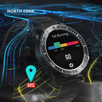 שעון חכם GPS קצב לב SpO2 VO2max מתח מצפן
