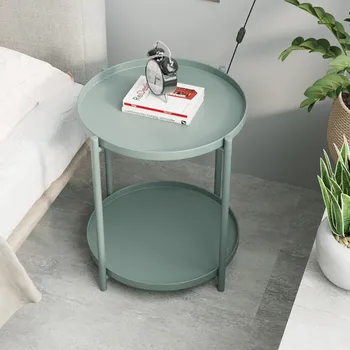 תה קטן שולחן פשוט המודרנית מיני השינה ליד המיטה שולחן הסלון הספה בצד כמה דברים פינה מספר קטן שולחנות עגולים